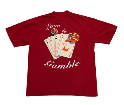 Red Love Is A Gamble Tee