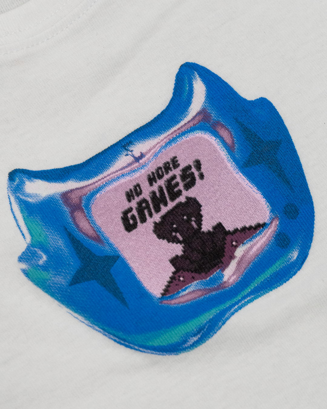 NO MORE GAMES GIRL BABY TEE